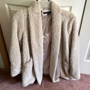 Faux fur coat